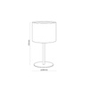 Lampka nocna RONDO WHITE (5096) - TK Lighting