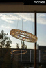 MOOSEE lampa wisząca ALLISIA 80 złota (MSE010100352) - Moosee