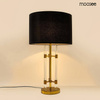 Elegancka lampa stołowa MOXY złota / czarna (MSE1501100401) - Moosee