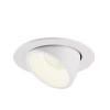 NUMINOS® GIMBLE L, oprawa sufitowa wpuszczana biała 2700 K 55° (1005991) - SLV