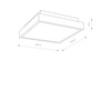 Plafon BASSA LED (9500) - Nowodvorski