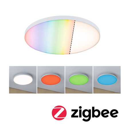 Plafoniera VELORA LED SM Zigbee RGBW 22W 2000lm okragła 400mm 230V  biały / metal (PL79897) - PAULMANN
