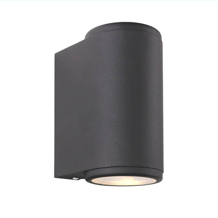 Kinkiet zewnętrzny MANDAL 1371 BLACK 2xLED Gu10 2 X 4W UP / DOWN Norlys