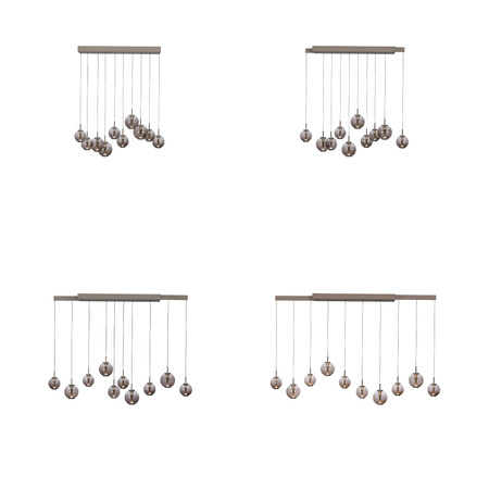 Lampa z płynną regulacją wysokości i szerokości PURE E-INFINITY BRĄZOWY (2221-97) - Paul Neuhaus