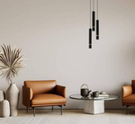 Lampa wisząca JOKER BLACK/GOLD 3 (MLP8918) - Milagro