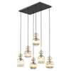 SOPHIA COGNAC LAMPA WISZĄCA 6XE14 (11044) - TK Lighting