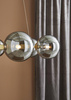 CIRCLE Wisząca 6L Gold/Smoke