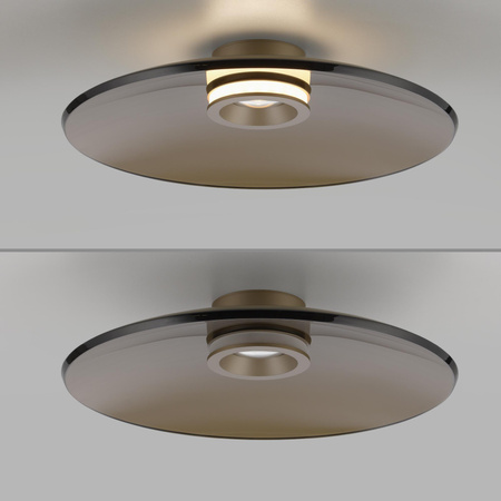 Ściemnialna lampa sufitowa PURE MOON BRĄZOWY (6095-97) - Paul Neuhaus