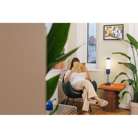 FUNSUI ST granatowa lampa stołowa (FNS11313P1) - Ummo