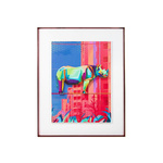 Obraz RHINO IN THE CITY 88x110 cm (KH1501100255) - King Home