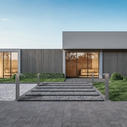 OUTDOOR BOLLARD LIGHT LED 7W GRAPHITE (E297 Zambelis) - Zambelis