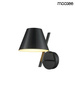 MOOSEE lampa ścienna MAGO czarna (MSE010100260) - Moosee