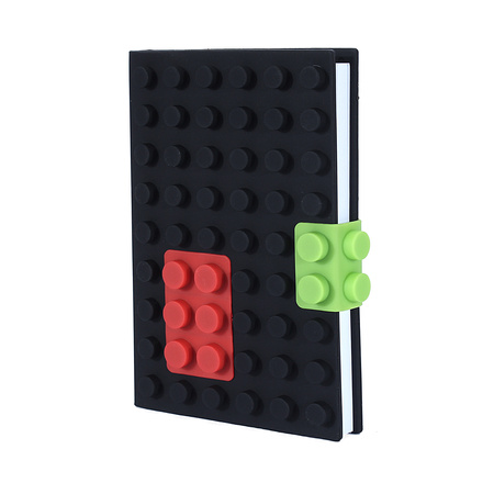 KLOCKOWY NOTES CZARNY - DomenoLED