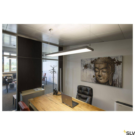 Ściemnialna lampa wisząca WORKLIGHT PRO 120 DALI, Touch, szara (1007470) - SLV