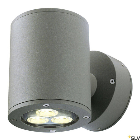 SITRA, lampa ścienna outdoor, dwupunktowa, TCR-TSE, IP44, up/down, antracytowa, maks. 18W (230365) - SLV