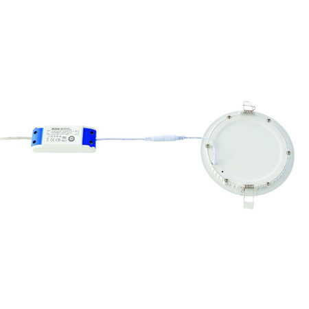 Lampa wpuszczana SirioDISC IP44 12W (73719) - Saxby