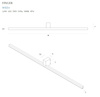 Kinkiet FINGER 90 cm IP54 (W0214) - Maxlight