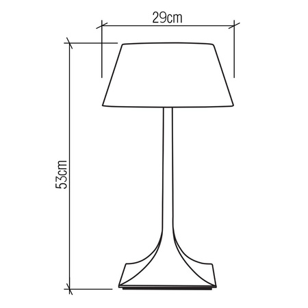 Lampa stołowa Nostalgia (QN-NOSTALGIA-TL-M-TEAK) - Quintiesse