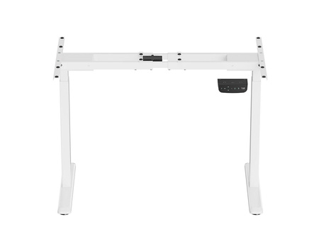 Regulowany stelaż do biurka z dwoma silnikami i ładowarką USB Control Pro Biały (LV0665) - LVN SYSTEM