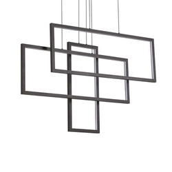 Lampa wisząca FRAME Czarny (FRAME_SP_RETTANGOLO_NERO) - Ideal Lux
