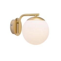 Lampa ścienna GRANT Nordlux E14 40W Szkło Mosiądz