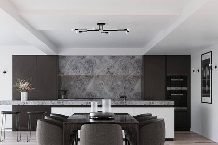 Żyrandol VECTOR 6 czarny (SL.1447) - Sollux Lighting