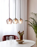 Lampa wisząca ORBIFORM Nordlux E14 3x25W Szkło Mosiądz