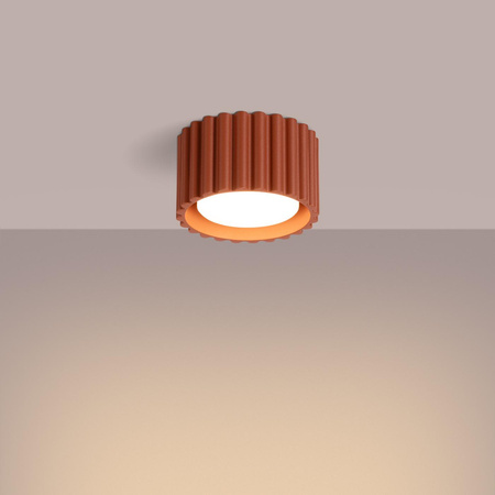 Plafon AURA 1 ochra czerwona Gx53 (SL.1802) - Sollux Lighting