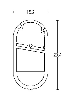 2M ALUMINUM PROFILE SURFACE (20190 Zambelis) - Zambelis