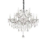 Lampa wisząca Napoleon kol. chrom (167251) Ideal Lux - żyrandol