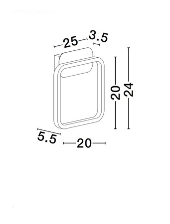 Kinkiet wewnętrzny CHULUMANI (LE44824) - Luces Exclusivas