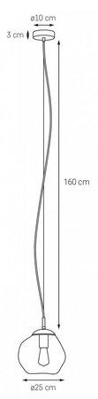 Lampa wisząca AVIA S (10416115) KASPA - żyrandol