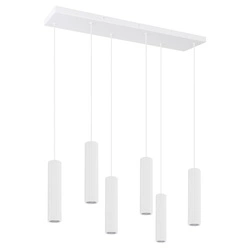 Lampa wisząca ze ściemniaczem Push Dimm/DALI2 IVAR 6L biała LED 3000K (TH.577) - Thoro Lighting