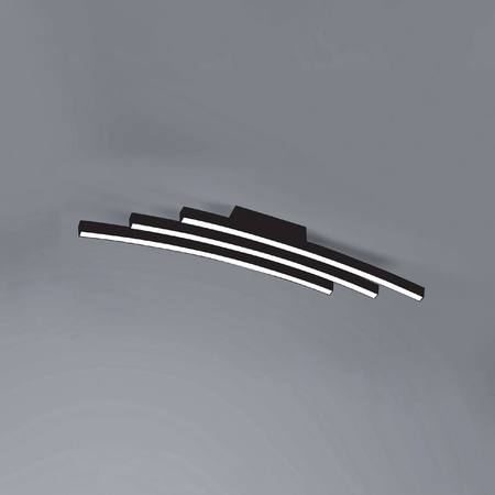 Lampa sufitowa lub kinkiet BOW 80 cm, Kol. Czarny (0041.20.NE) - Vivida