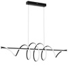 Lampa wisząca TWIST czarna LED (ML8608) - Milagro