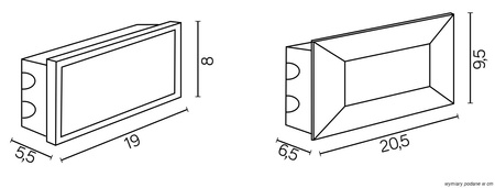 Mur Led Inox (C 04) - SU-MA