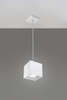 Lampa wisząca QUAD 1 biały (SL.0062) - Sollux