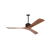 PENDANT FAN BLACK- CHERRY BLADES WITHOUT LAMP (19143-B Zambelis) - Zambelis