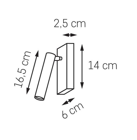 Kinkiet ROLL kolor Biały (50910101) - KASPA