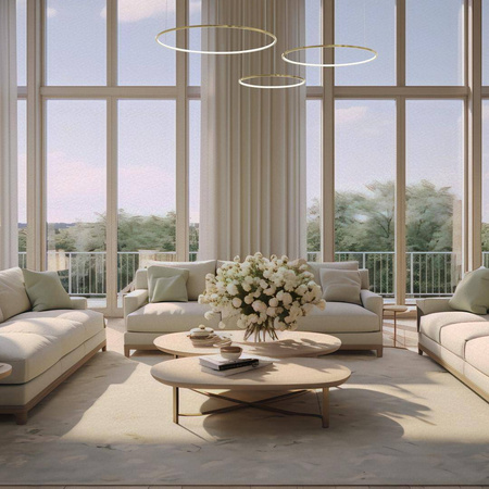 Lampa wisząca Saturno Gold 100W LED (ML0847) - Milagro