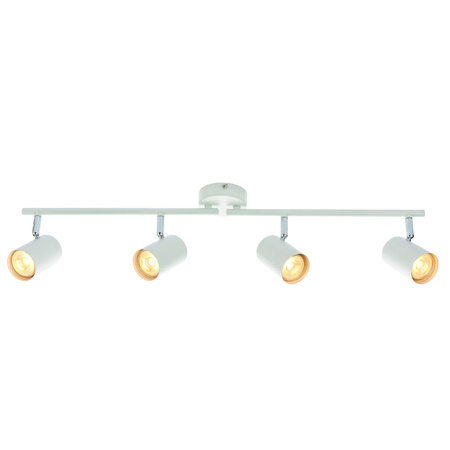 Lampa sufitowa Arezzo 4lt bar white 7W (73686) - Saxby