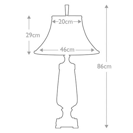 Lampa stołowa Monteverde (QZ-MONTEVERDE) - Elstead Lighting
