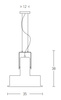 PENDANT 1L METAL-PC DIFFUSER BLACK (1644 Zambelis) - Zambelis
