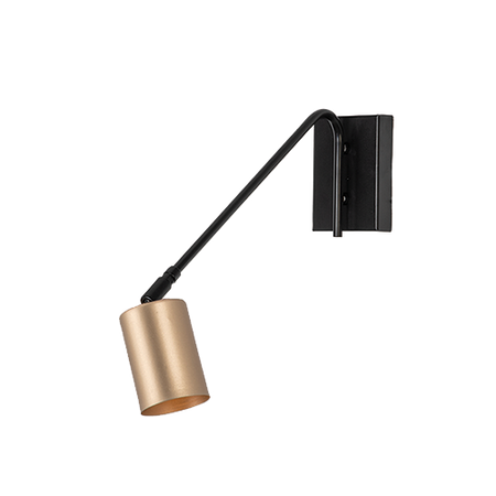 WALL LAMP 1XGU10 BLACK-GOLD (22228 Zambelis) - Zambelis