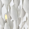 Lampa wyspowa Flora - 10 źródeł światła - Tynk strukturalny (QN-FLORA10-WHT) - Quintiesse