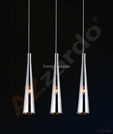 Lampa wisząca CHEMICAL chrome (AD6036-1 Azzardo) - żyrandol