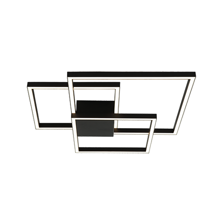 CEILING LIGHT 42W 3000K ALUMINUM&ACRYLIC DIMMABLE SANDY BLACK (2023 Zambelis) - Zambelis