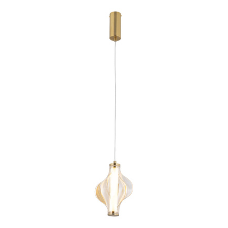 ELVA BRASS LAMPA WISZĄCA LED 8W (18212) - TK Lighting