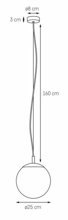 Lampa wisząca ALUR S (10736109) - Kaspa