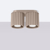 Plafon AURA 2 taupe GU10 (SL.1815) - Sollux Lighting